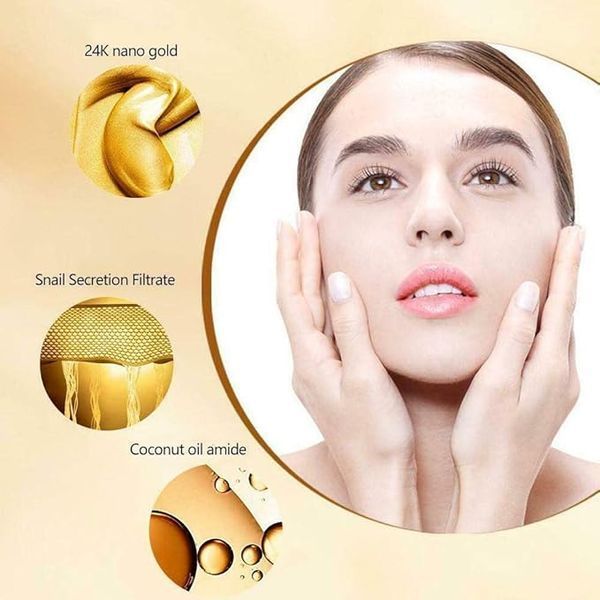 Омолоджуючий гель для вмивання з муцином равлика і біозолотом Veze Silky Hydrating Skin Gold Snail  100мл 060303 фото