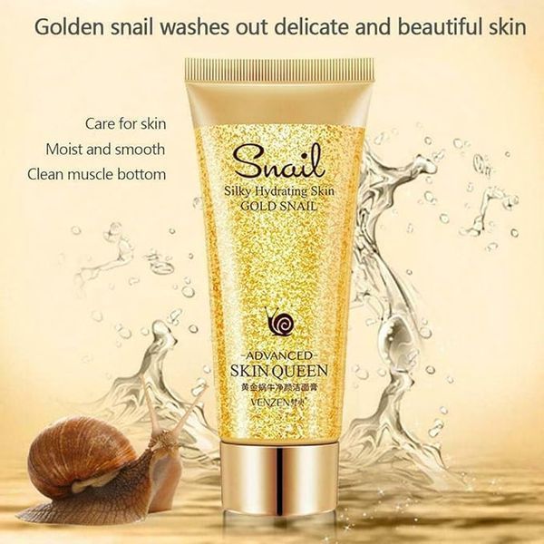 Омолоджуючий гель для вмивання з муцином равлика і біозолотом Veze Silky Hydrating Skin Gold Snail  100мл 060303 фото