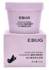 Грязьова маска EBUG з екстрактом баклажана Eggplant Tender Cleansing Mud Mask 100г 010307 фото