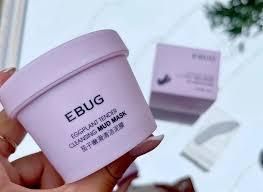 Грязьова маска EBUG з екстрактом баклажана Eggplant Tender Cleansing Mud Mask 100г 010307 фото
