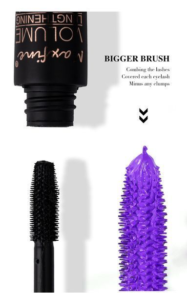 copy_Туш для вій MAXFINE 5D MASCARA VOLUME LENGTHENING коричньова з ефектом 5D 10мл 040208 фото
