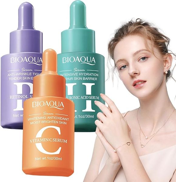 Б'юті бокс з сироваток для обличчя Bioaqua Serum Combination Set 3 шт. по 30мл 0202041 фото