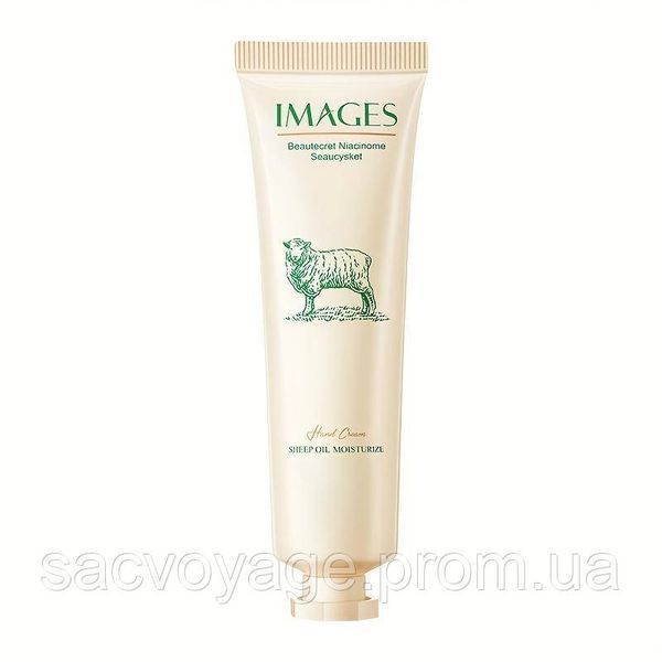 Крем для сухої шкіри рук з ланоліном IMAGES Sheep Oil Delacate Moist Cream 30мл 030309 фото