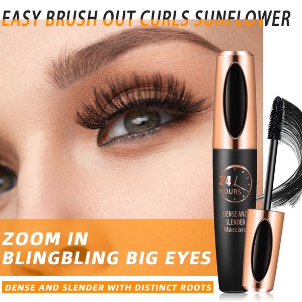 Тушь для ресниц DENSE AND SLENOER Mascara 8D водостойкая объемная подкручивающая черная 10мл 040203 фото