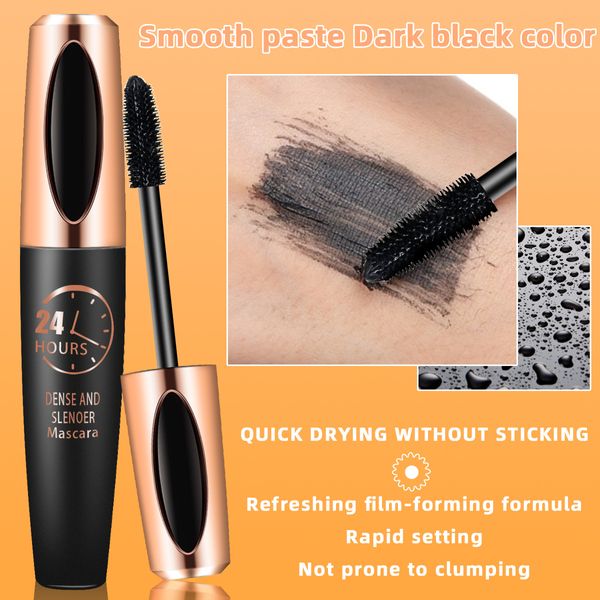 Тушь для ресниц DENSE AND SLENOER Mascara 8D водостойкая объемная подкручивающая черная 10мл 040203 фото