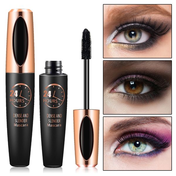 Туш для вій DENSE AND SLENOER Mascara 8D водостійка об'ємна підкручуюча чорна 10мл 040203 фото