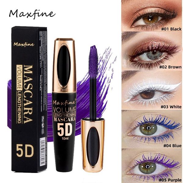 Тушь для ресниц MAXFINE 5D MASCARA VOLUME LENGTHENING голубая с эффектом 5D 10мл 040209 фото