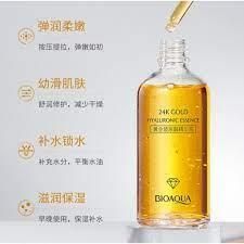 Сыворотка увлажняющая Bioaqua Pure Gold Hyaluronic Essence с золотом и гиалуроновой кислотой 100мл 0202028 фото