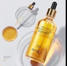 Сыворотка увлажняющая Bioaqua Pure Gold Hyaluronic Essence с золотом и гиалуроновой кислотой 100мл 0202028 фото