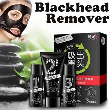 Набір для видалення чорних крапок Hankey BAMBOO CHARCOAL BLACKHEAD 3 in 1 set 0104024 фото