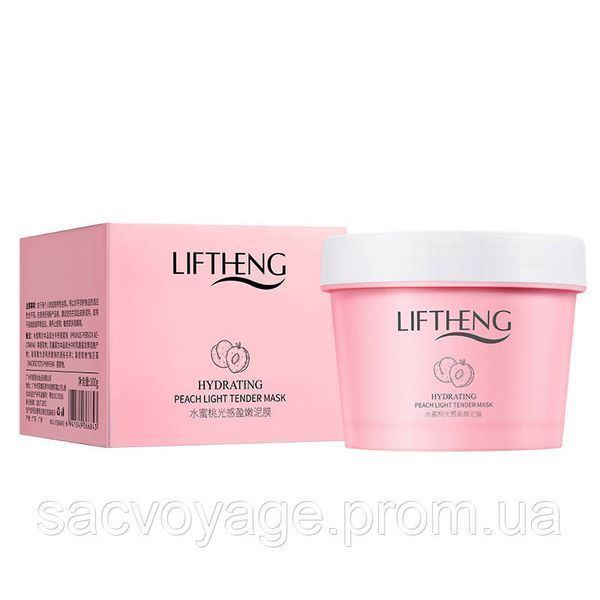 Глиняна маска з екстрактом персика Liftheng Peach light tender mask 100мл 010309 фото