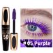 Тушь для ресниц MAXFINE 5D MASCARA VOLUME LENGTHENING фиолетовая с эффектом 5D 10мл 0402010 фото 1