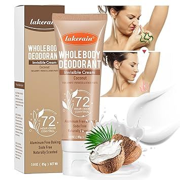 copy_Део - крем дезодорант антиперспірант Lakerain WHOLE BODY DEODORANT Invisible Cream 72 HOUR ODOR CONYTROL 85мл 0210102 фото