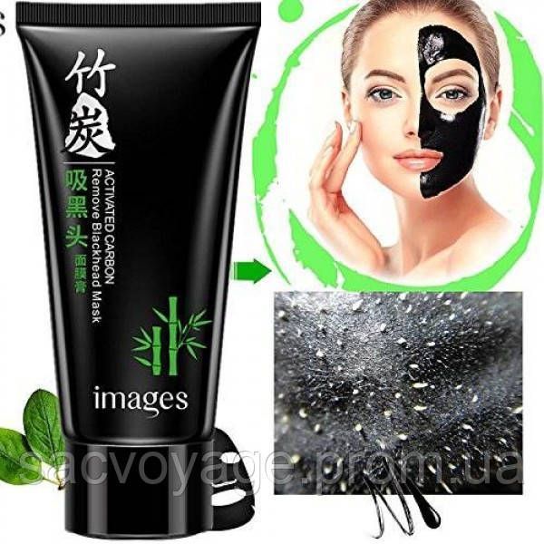 Маска - плівка з бамбуковим вугіллям Images Activated Carbon Remove Blackhead Mask 60мл 0104010 фото