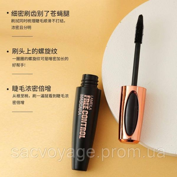 Тушь для ресниц Lameila curling mascara 3D черная с шелковым волокном 9мл 040204 фото