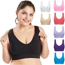 Бюстгальтер - топ бесшовный Air Bra, бежевый, телесный S, M, L, XL, 2XL, 3XL, 4XL 080201 фото