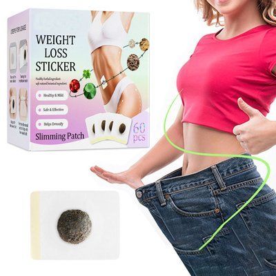 Жироспалюючі пластирі для пупка JAYSUING Slimming patch для схуднення та зниження ваги патчі для схуднення 30штук 050405 фото