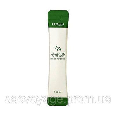 Нічна маска з колагеном BIOAQUA Collagen Firming Sleeping Mask, 1 штука 4 мл 0101008 фото