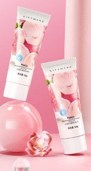 Лосьйон для тіла Liftheng peach nicotinamide body lotion з екстрактом персика та вітаміном Е 100мл 030601 фото