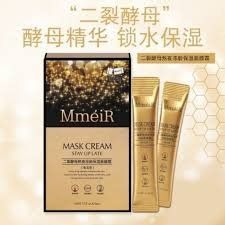 Крем маска з лізатом ферменту біфідобактерій Mmeir CREAM  STAY UP LATE 20 стіків по 4мл 010109 фото