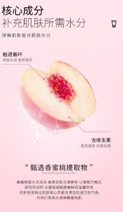 Лосьйон для тіла Liftheng peach nicotinamide body lotion з екстрактом персика та вітаміном Е 100мл 030601 фото