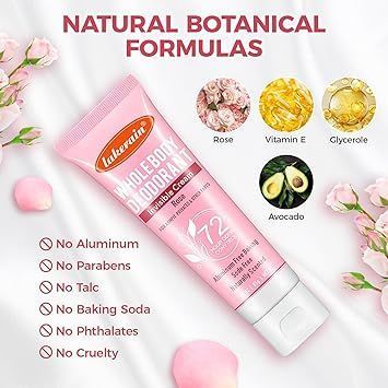 copy_Део - крем дезодорант антиперспірант Lakerain WHOLE BODY DEODORANT Invisible Cream 72 HOUR ODOR CONYTROL 85мл 0210106 фото