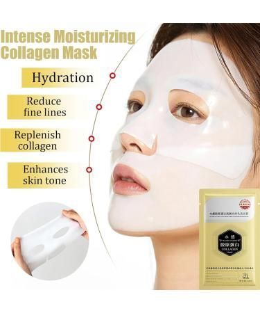 Гідрогелева маска з колагеном BINGFUZHICUI WATERY COLLAGEN ANTI-WRINKLE REJUVENATING EMULSION MASK 30мл 010808 фото