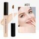 Жидкий консилер MAXFINE Professional Make-up Concealer Stick Waterproof full-coverage с аппликатором 2мл тон01 040608 фото 1