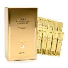 Нічна маска з екстрактом золота та ластівчиного гнізда VEZE Gold Bird's Nest Mask 20 шт по 4 мл 0101003 фото