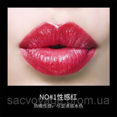 Оксамитова матова помада для губ Images CHARM SILKY LIPSTICK тон 1 rubi red рубіново - червоний 3.8г 040905 фото