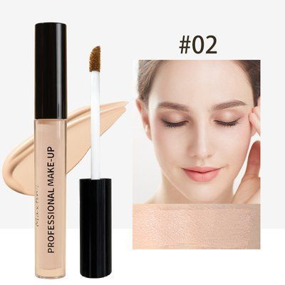 Рідкий консілер MAXFINE Professional Make-up Concealer Stick Waterproof full - coverage з аплікатором 2мл тон 02 040609 фото