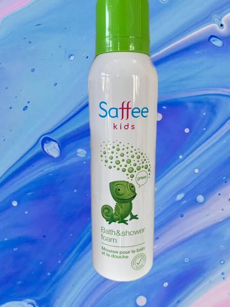 Французкая детская пенка для умывания Saffee Kids Bath & Shower Foam зеленая для чувствительной кожи 150мл1 штука 06020211 фото