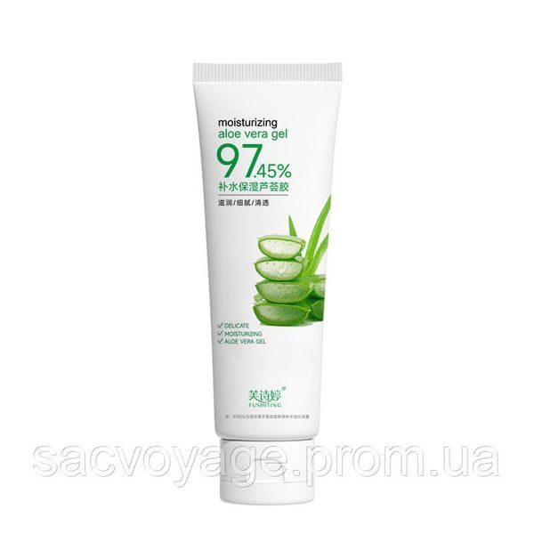 Увлажняющий гель с алое вера после ожогов FUSHITING moisturizing aloe vera gel 97,45% 60мл 030201 фото