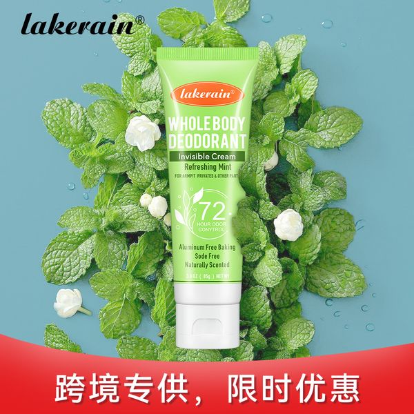 Део - крем дезодорант антиперспірант Lakerain WHOLE BODY DEODORANT Invisible Cream 72 HOUR ODOR CONYTROL 85мл 0210104 фото