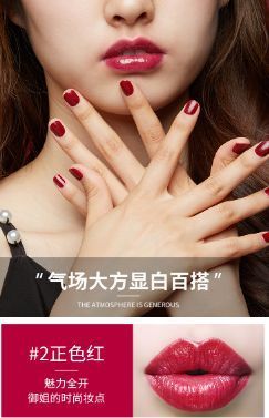 Оксамитова матова помада для губ Images CHARM SILKY LIPSTICK тон 2 blood red червоно - морквяний 3.8г 040906 фото