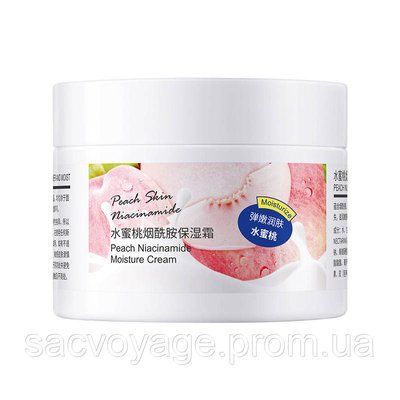Крем для тіла Liftheng peach nicotinamide moisture crem з екстрактом персика та вітаміном Е 140мл 030603 фото