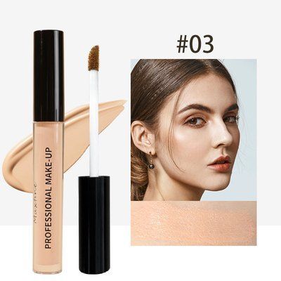 Рідкий консілер MAXFINE Professional Make-up Concealer Stick Waterproof full - coverage з аплікатором 2мл тон 03 0406010 фото