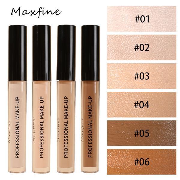 Жидкий консилер MAXFINE Professional Make-up Concealer Stick Waterproof full-coverage с аппликатором 2мл тон03 0406010 фото
