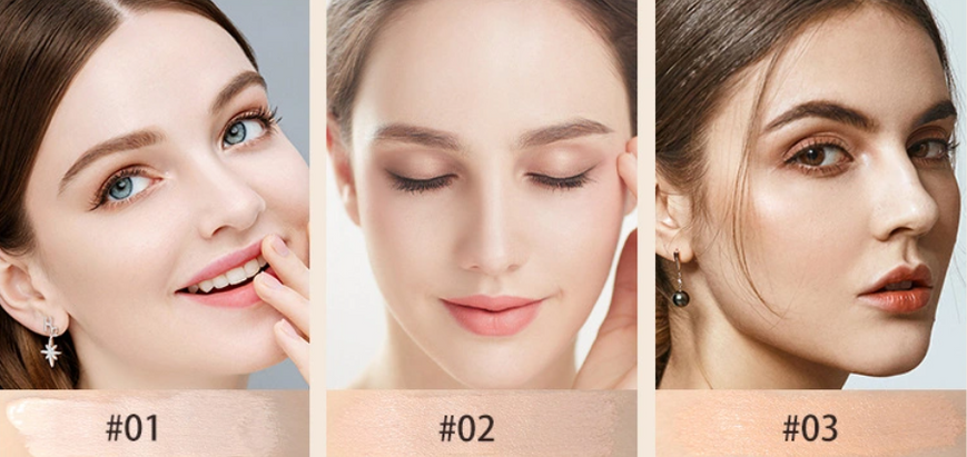 Жидкий консилер MAXFINE Professional Make-up Concealer Stick Waterproof full-coverage с аппликатором 2мл тон03 0406010 фото