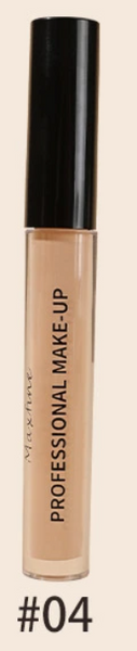 Рідкий консілер MAXFINE Professional Make-up Concealer Stick Waterproof full - coverage з аплікатором 2мл тон 04 0406011 фото