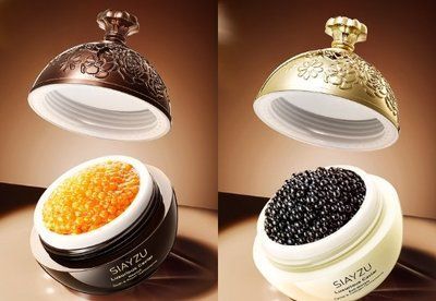Крем капсули SIAYZU Luxurious Caviar & Collagen Cream  Anti-Wrinkle з чорною та червоною ікрою 50мл + 50мл 0302042 фото