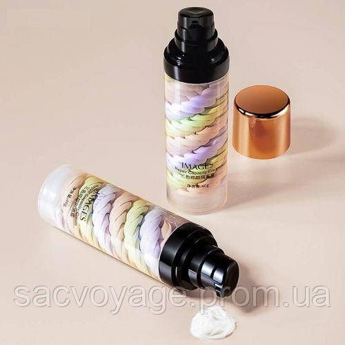 База - основа под макияж для лица трехцветная IMAGES Three-color Repair Capacity Cream 3в1 40 мл 0403011 фото