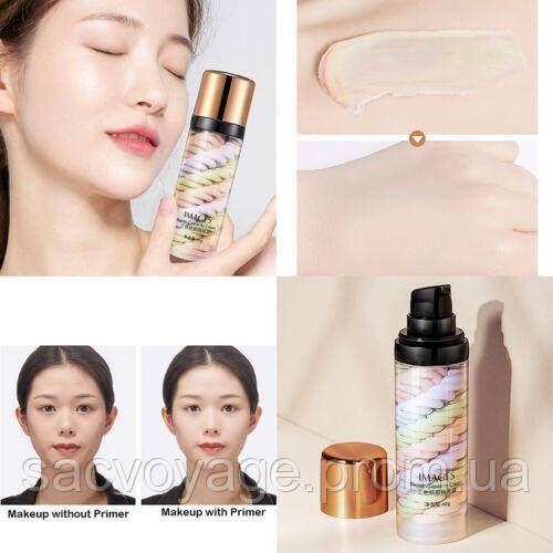 База - основа под макияж для лица трехцветная IMAGES Three-color Repair Capacity Cream 3в1 40 мл 0403011 фото