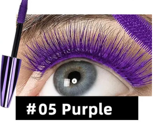 Туш для вій MAXFINE 5D MASCARA EXTREME BIG VOLUME LASH 05 фіолетова з ефектом 5D, 10мл 0402015 фото