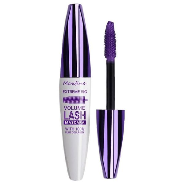 Тушь для ресниц MAXFINE 5D MASCARA EXTREME BIG VOLUME LASH 05 фиолетовая с коллагеном, 10мл 0402015 фото