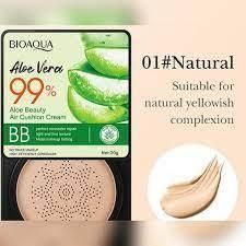 АКЦІЯ!!! Кушон тональний тон 01 натуральний Bioaqua + база під макіяж триколірна jomtam 3в1 0408016 фото
