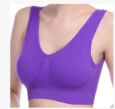 Бюстгальтер - топ безшовний Air Bra фіолетовий S, М, L, XL, 2XL, 3XL 080205 фото