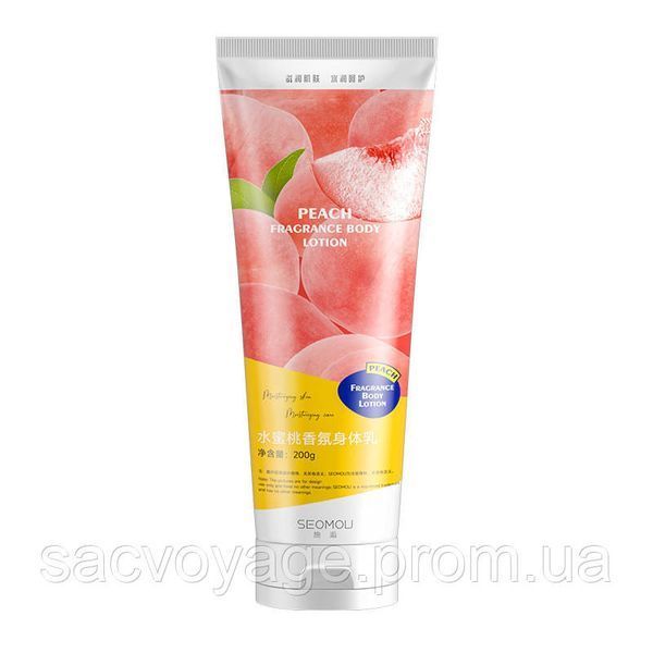 Лосьйон для тіла зволожуючий SEOMOU Peach Vaseline Milk Body Lotion 200мл 030606 фото