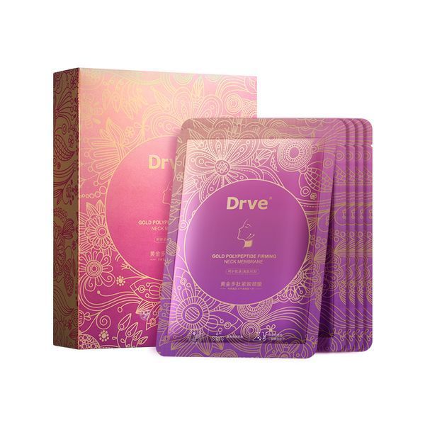 Тканевая маска для шеи Drve gold polypeptide firming neck membrane 1 штука 010703 фото