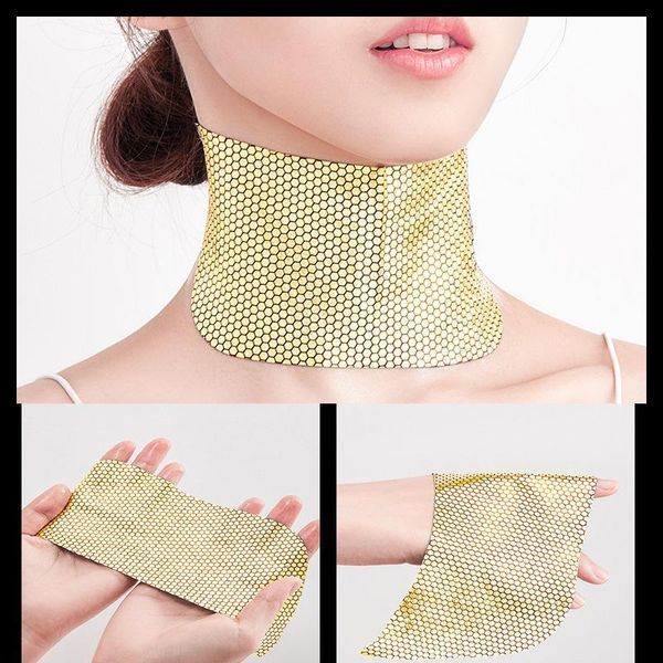 Тканевая маска для шеи Drve gold polypeptide firming neck membrane 1 штука 010703 фото